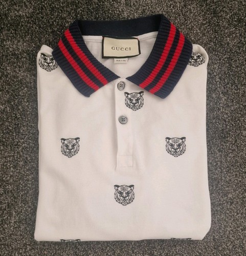 Polo uomo gucci tiger - uomo,