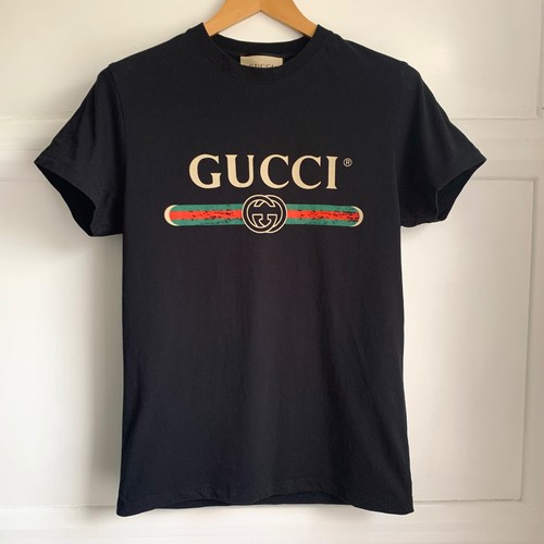 Shirt gucci logo invecchiato - gucci,