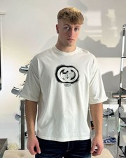 Gucci T-Shirt Bianca con Logo