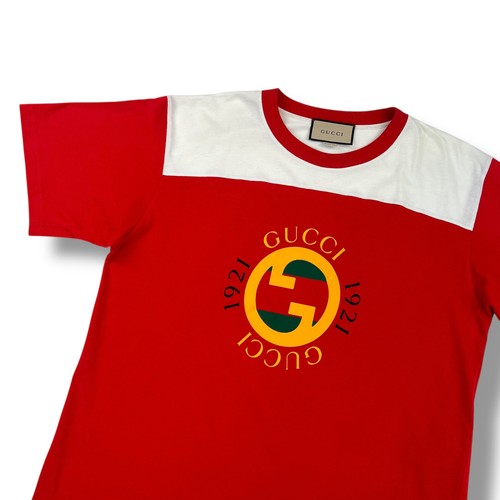 Shirt gucci rossa bianca - gucci,