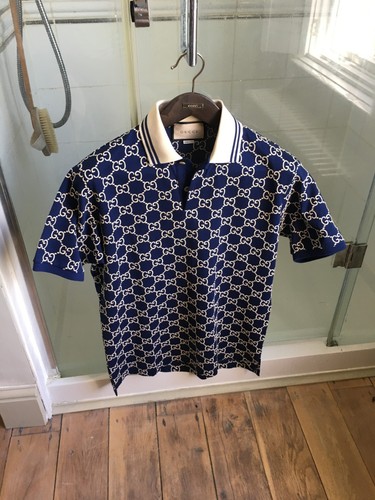 Polo gucci cotone - gg, in