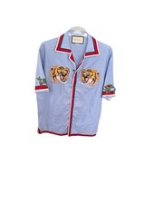 Gucci Camicia Uomo Blu Chiaro