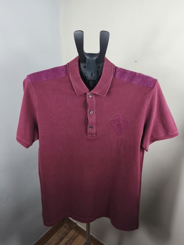Polo uomo gucci logo - uomo, bordeaux