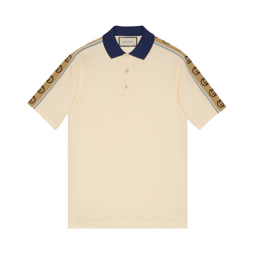 Gucci polo shirt beige panna - gucci,