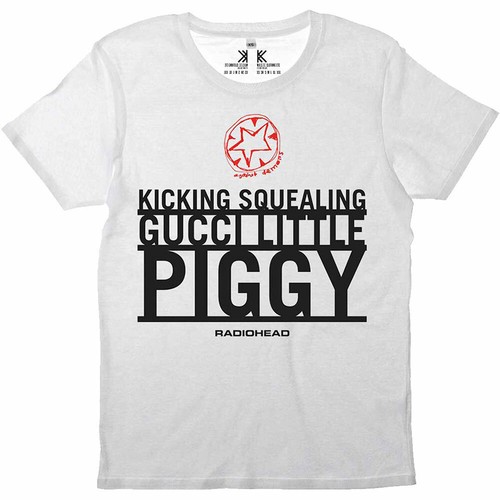 Shirt radiohead gucci piggy - t-shirt,