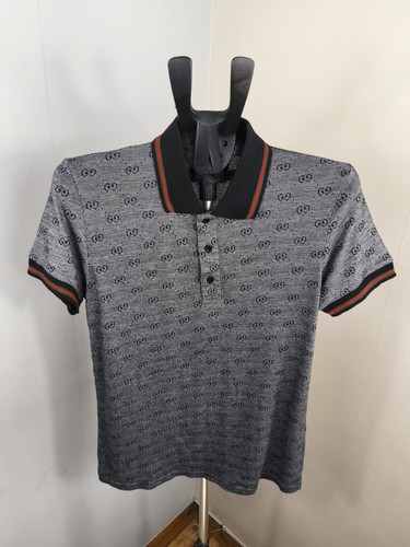 Polo uomo gucci grigia - polo,