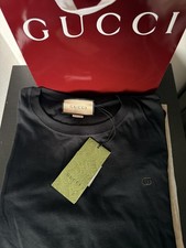 T-shirt uomo Gucci nera nuova