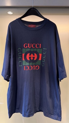 Gucci shirt uomo blu navy - gucci, xl