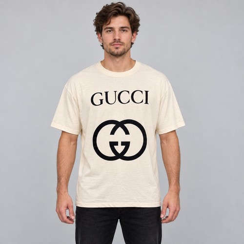Shirt gucci logo grafica - t-shirt,