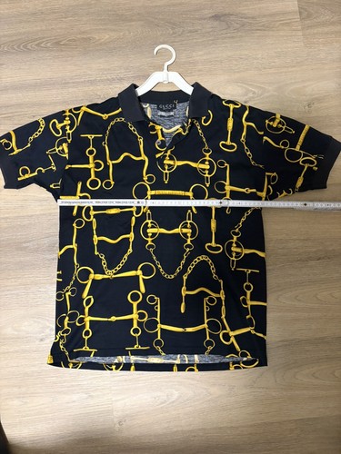 Polo gucci vintage stampa - polo,