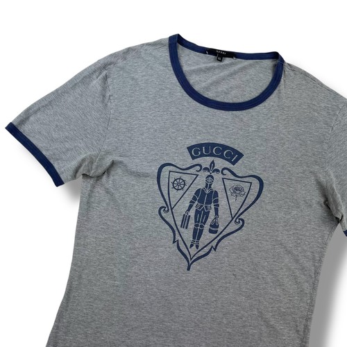 Shirt gucci grigia con - gucci,