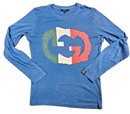 Shirt maglia gucci blu - t-shirt,