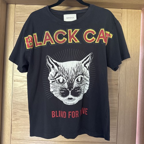 Shirt gucci gatto nero - gatto,