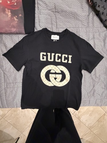 Gucci shirt uomo nera - t-shirt,